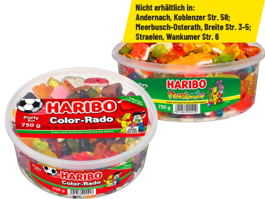 Haribo Fruchtgummi o. Lakritz